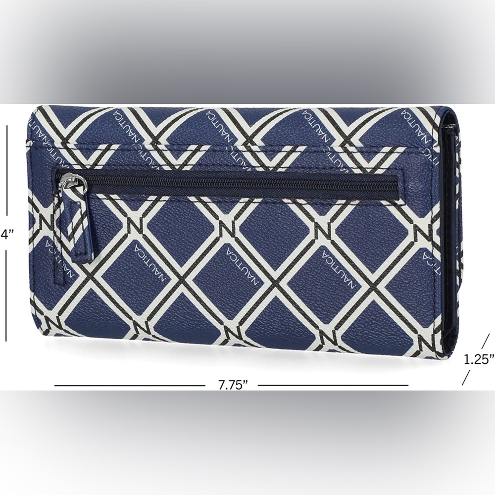 Nautica Money Manager RFID Women’s Wallet Clutch Organizer - Picture 10 of 11